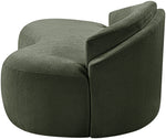 Caspian - Chenille Fabric Upholstered Loveseat