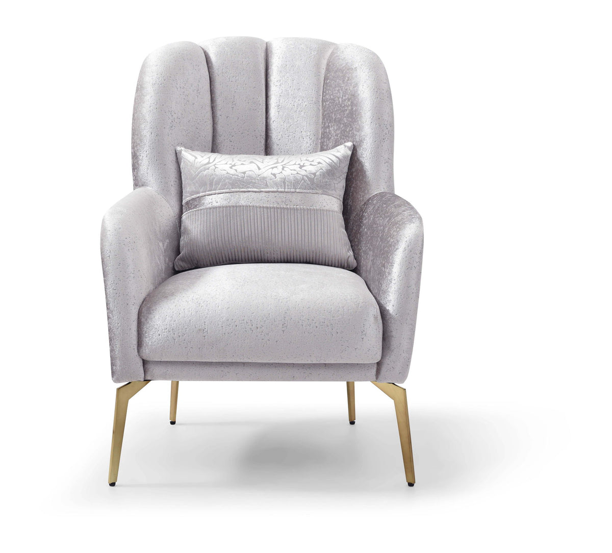 Eaton - Chair - Shiny Silver
