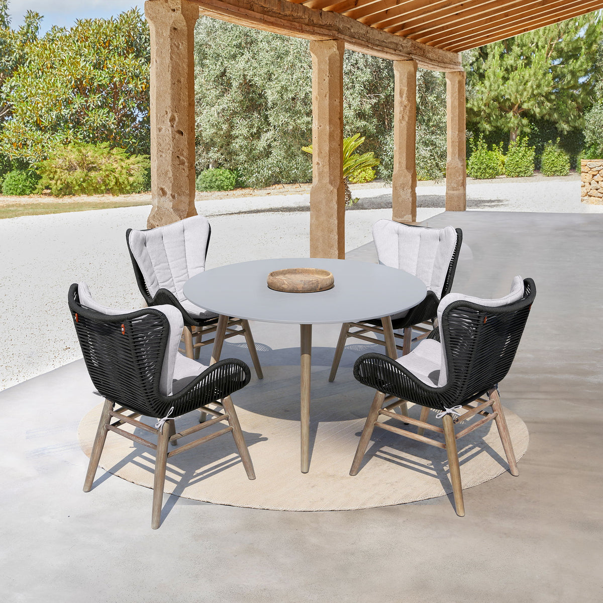 Mateo - Light Eucalyptus Patio Dining Chair