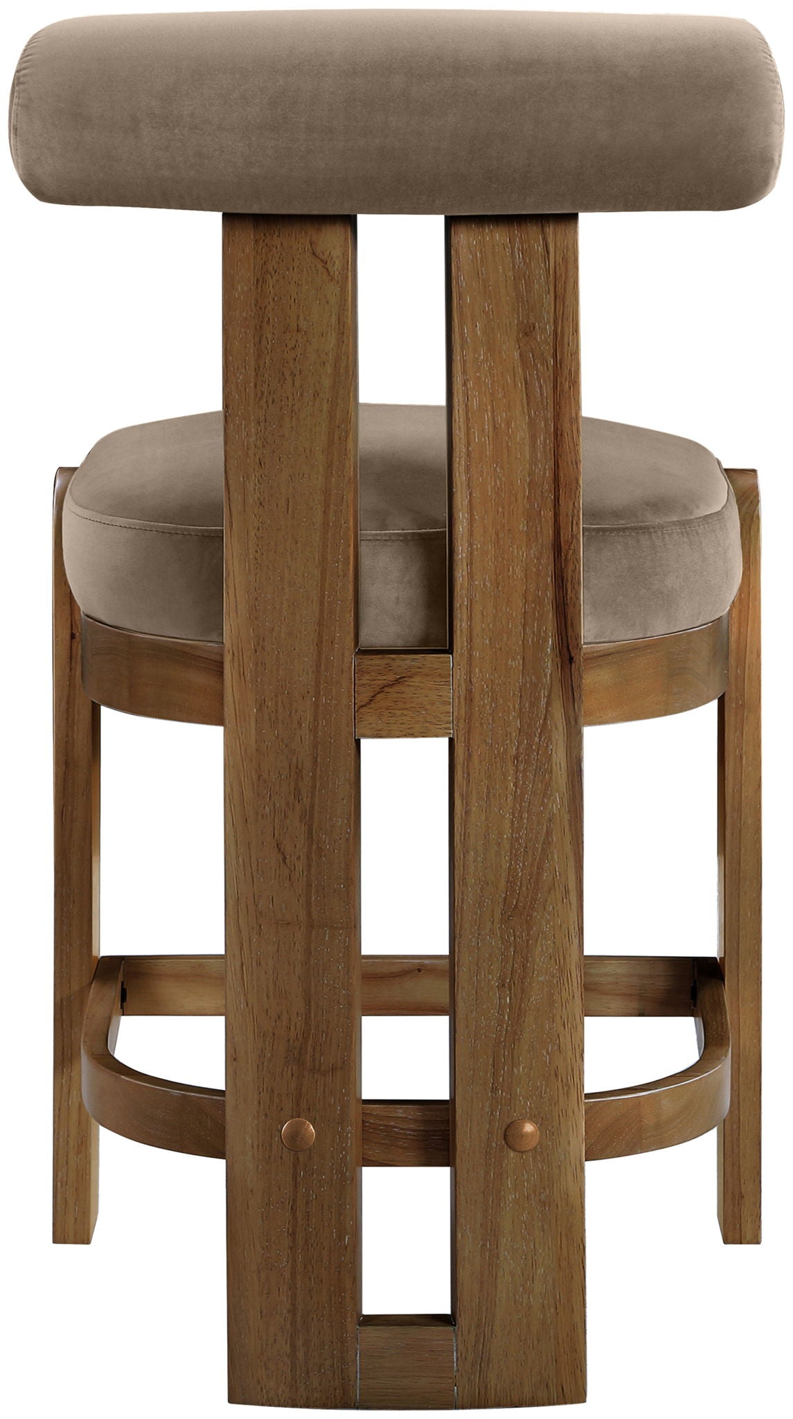 Arienzo - Velvet Upholstered Counter Stool (Set of 2)