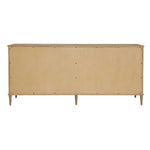 Coast - 6 Drawer Rattan Chest - Woodtone