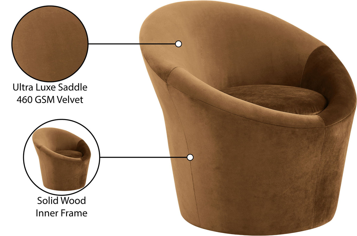 Tristan - Accent Chair - Saddle