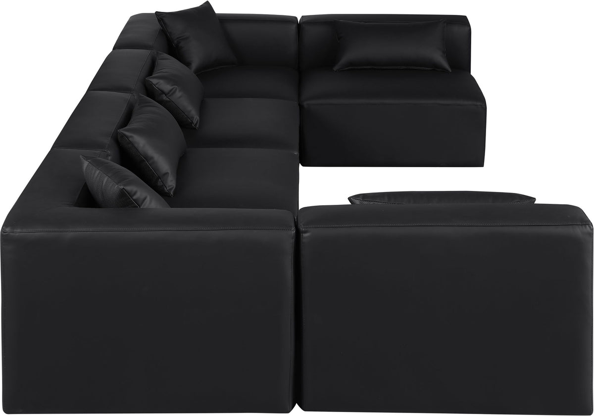 Cube - 6 Piece Modular Armless Sectional