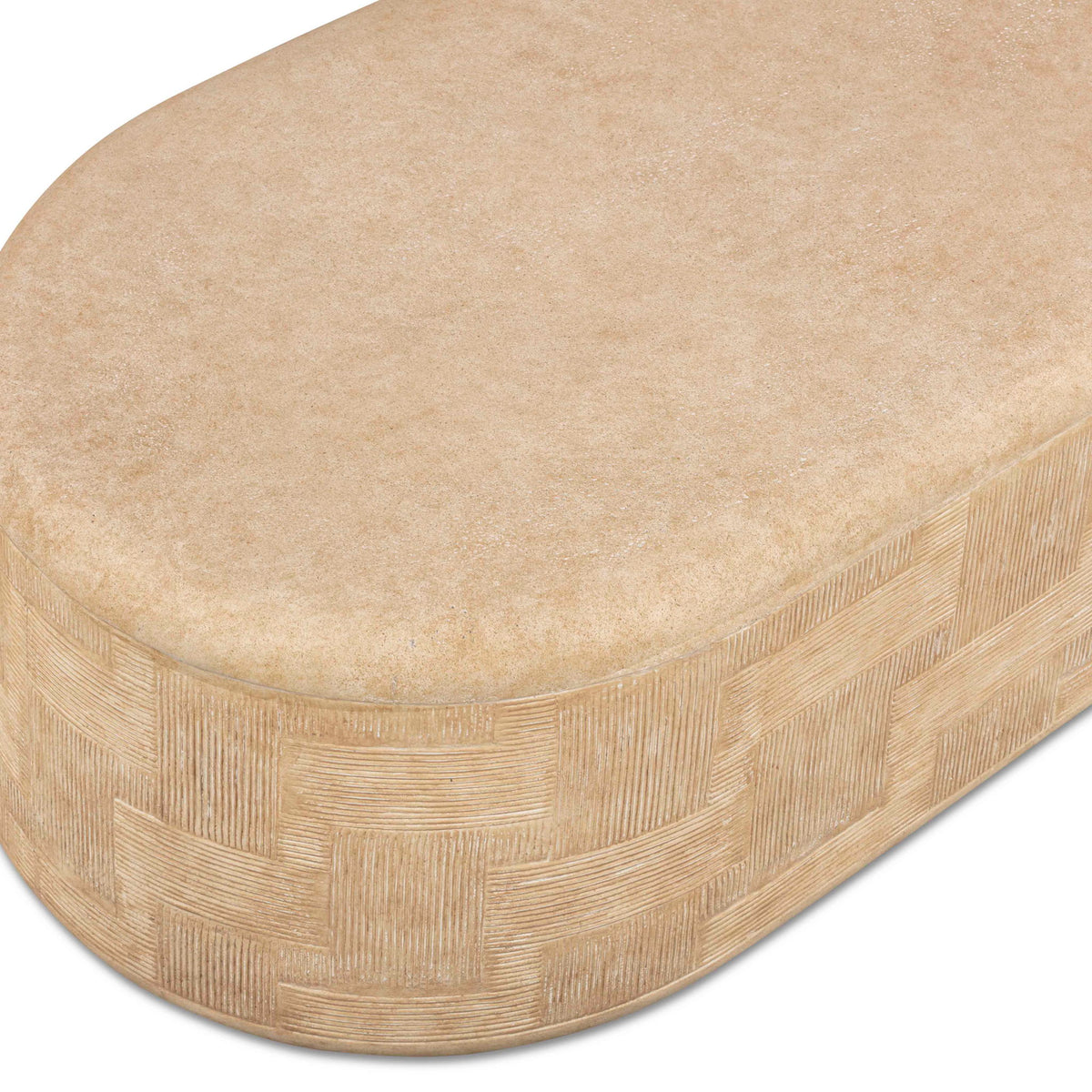 Suraya - Concrete Rounded Coffee Table
