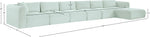 Shaggy - 6 Piece Modular Sectional With Chaise