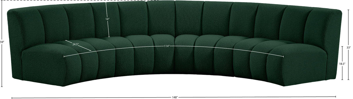 Infinity - 4 Piece Boucle Modular Sectional