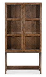 Melange - Mulholland Display Cabinet - Dark Brown