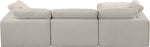 Comfy - 4 Piece Linen Fabric Modular Sectional With Chaise