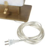Wrapped In Light - Table Lamp - Gold / White