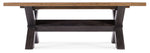 Big Sky - Trestle Dining Table With 2-20" Leaves - Light Brown