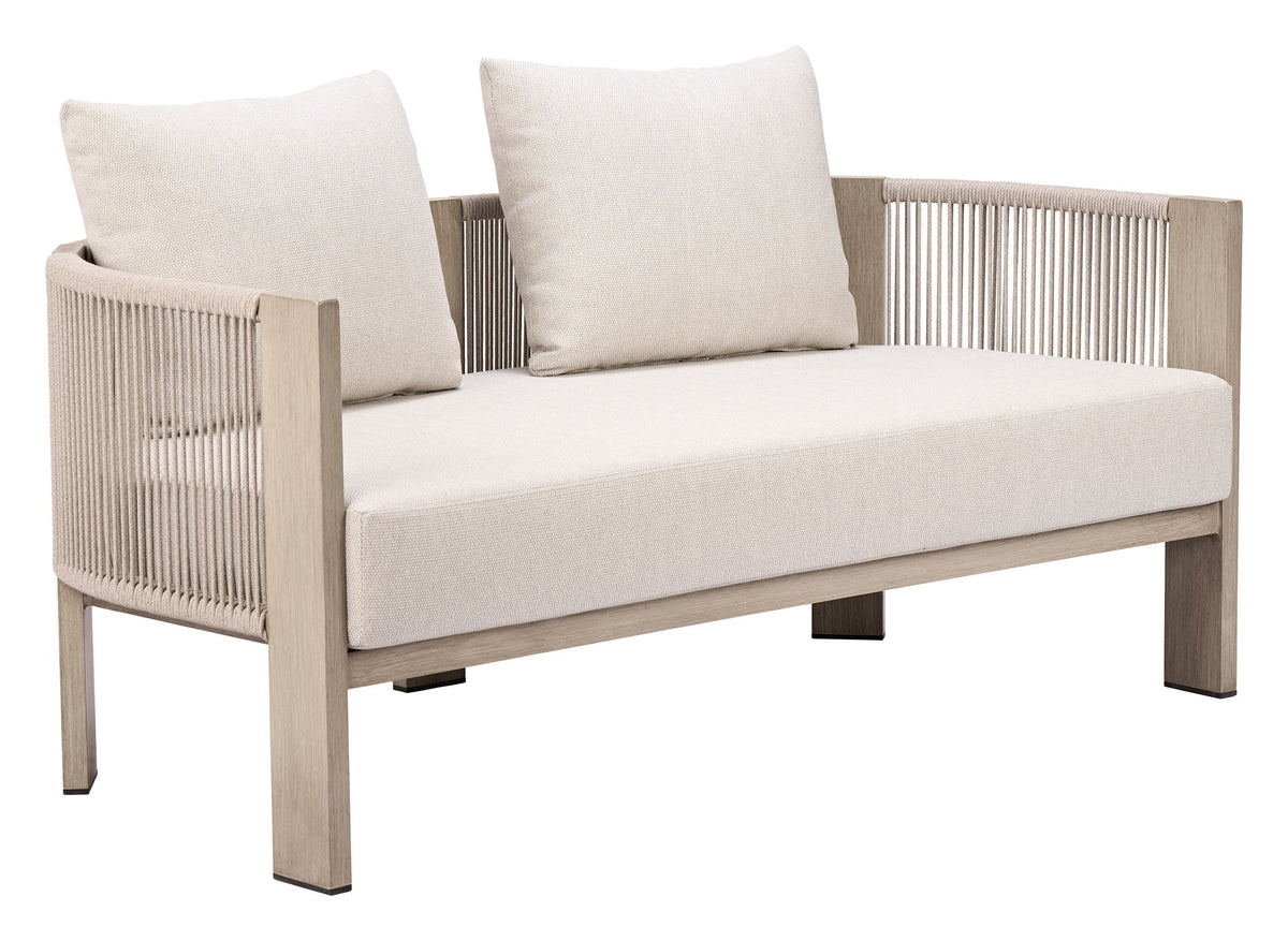 Sunlit Springs - Sofa - Gray / Light Brown