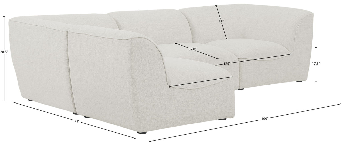 Miramar - 4 Piece Modular Sectional