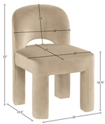 Celine - Velvet Performance Fabric Upholstered Dining Chair (Set of 2)