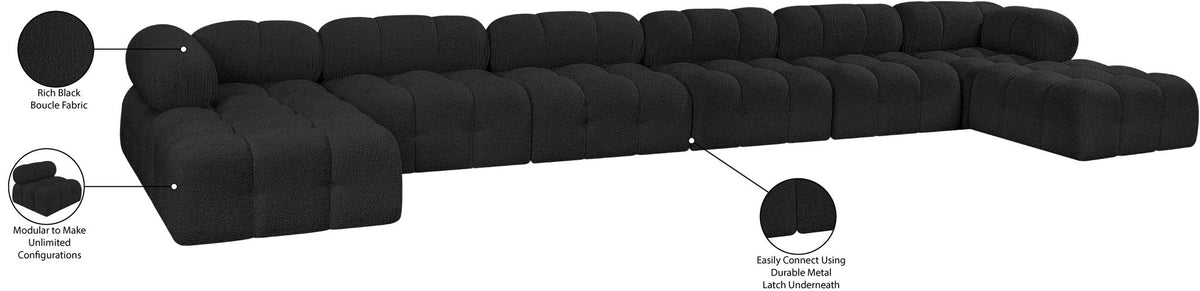 Ames - 8 Piece Fabric Modular Sectional