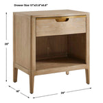 Tabi - Wood Side Table - Natural