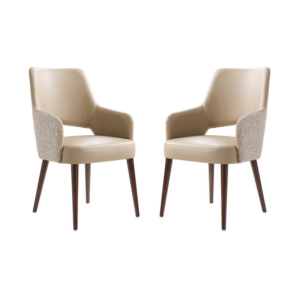 Manhattan Liora - Wood Upholstered Armchair