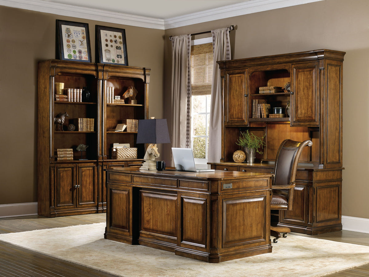 Tynecastle - Executive Desk - Dark Brown