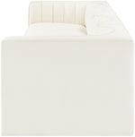 Rummi - Velvet Performance Fabric Upholstered 4 Piece Modular Sofa