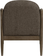 Helmsley - Performance Fabric Upholstered Accent Chair - Brown Frame
