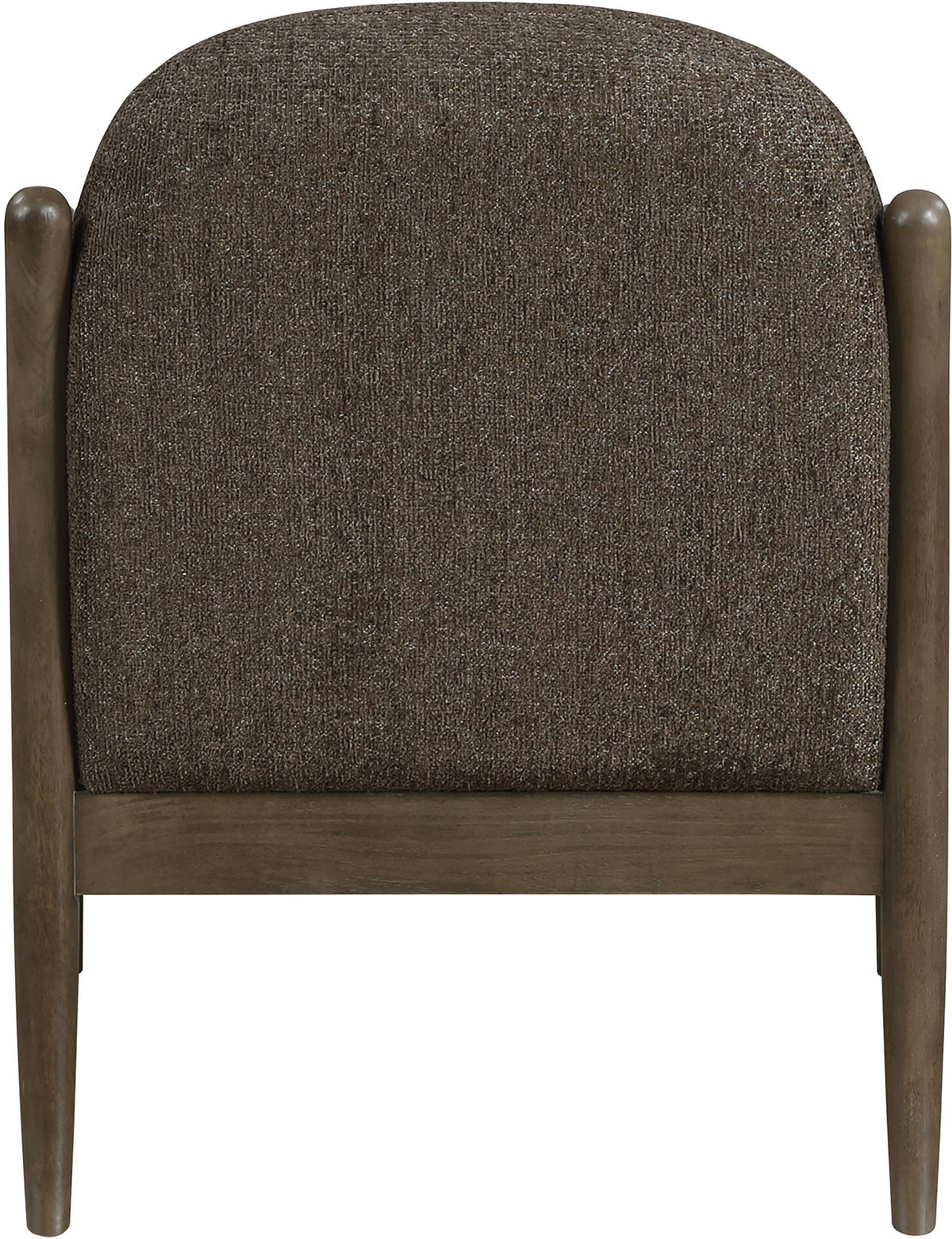 Helmsley - Performance Fabric Upholstered Accent Chair - Brown Frame