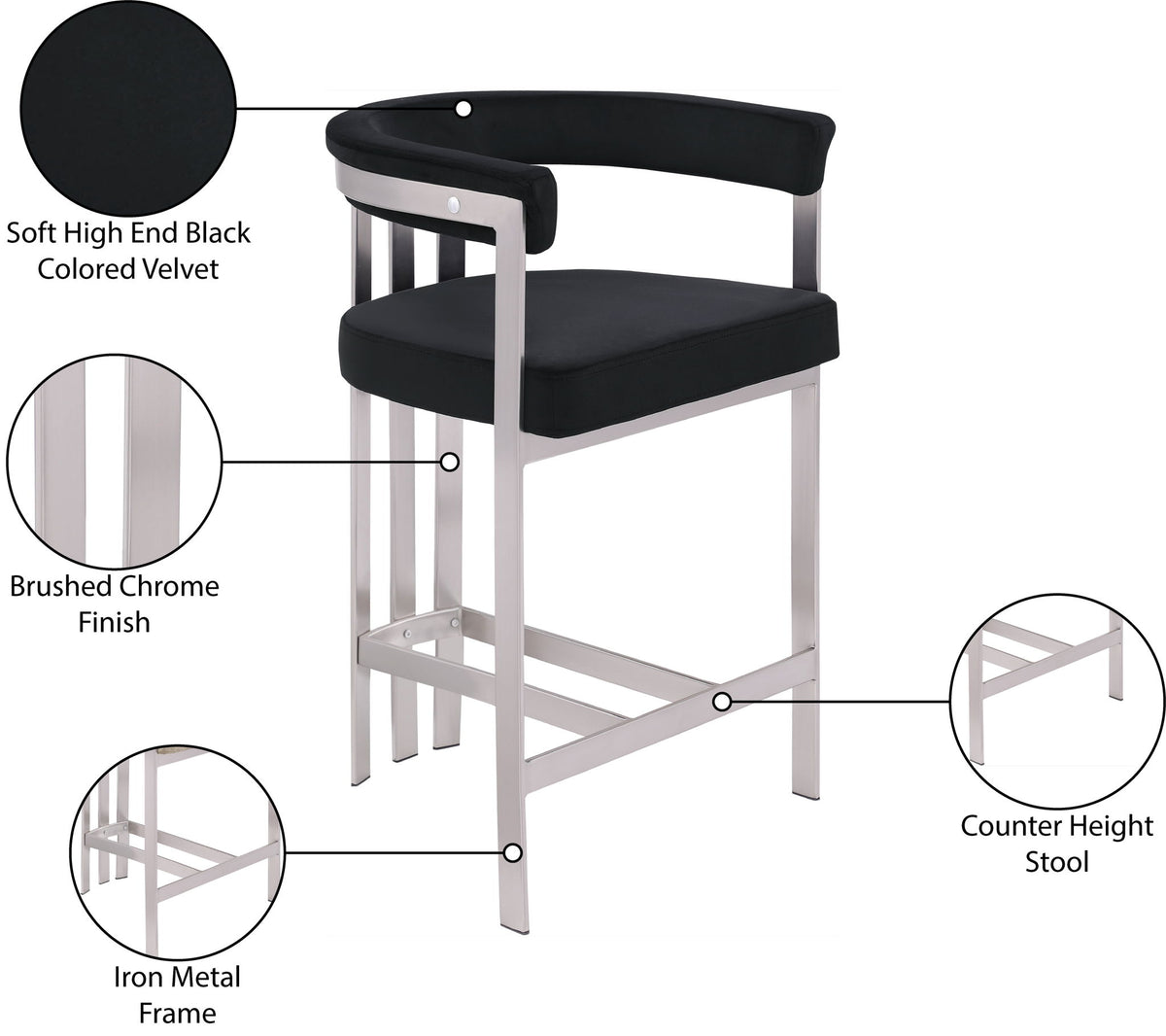 Marcello - Counter Stool (Set of 2)