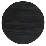 Chapman - Shou Sugi Ban Petite Round Dining Table - Black