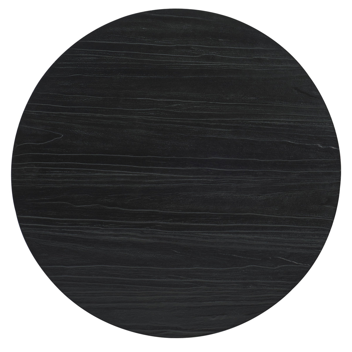 Chapman - Shou Sugi Ban Petite Round Dining Table - Black