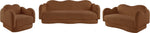 Bloom - Teddy Fabric Loveseat - Saddle
