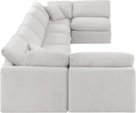 Indulge - Velvet 7 Piece Modular U-Shaped Sectional