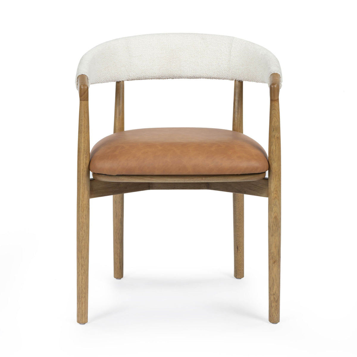 Vina - Dining Chair - Cognac / Cream