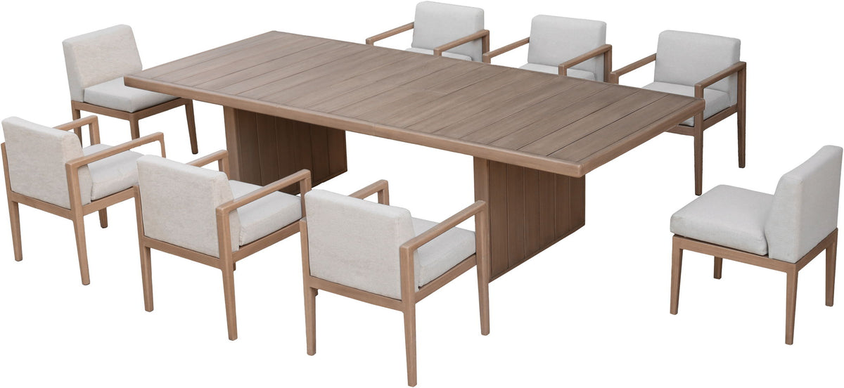 Solace - Acacia Wood Outdoor Patio Dining Table - Natural