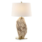 Pentagonal - Table Lamp - Gold / White
