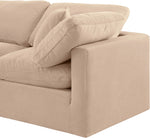 Indulge - Velvet 4 Piece Modular Corner Sectional