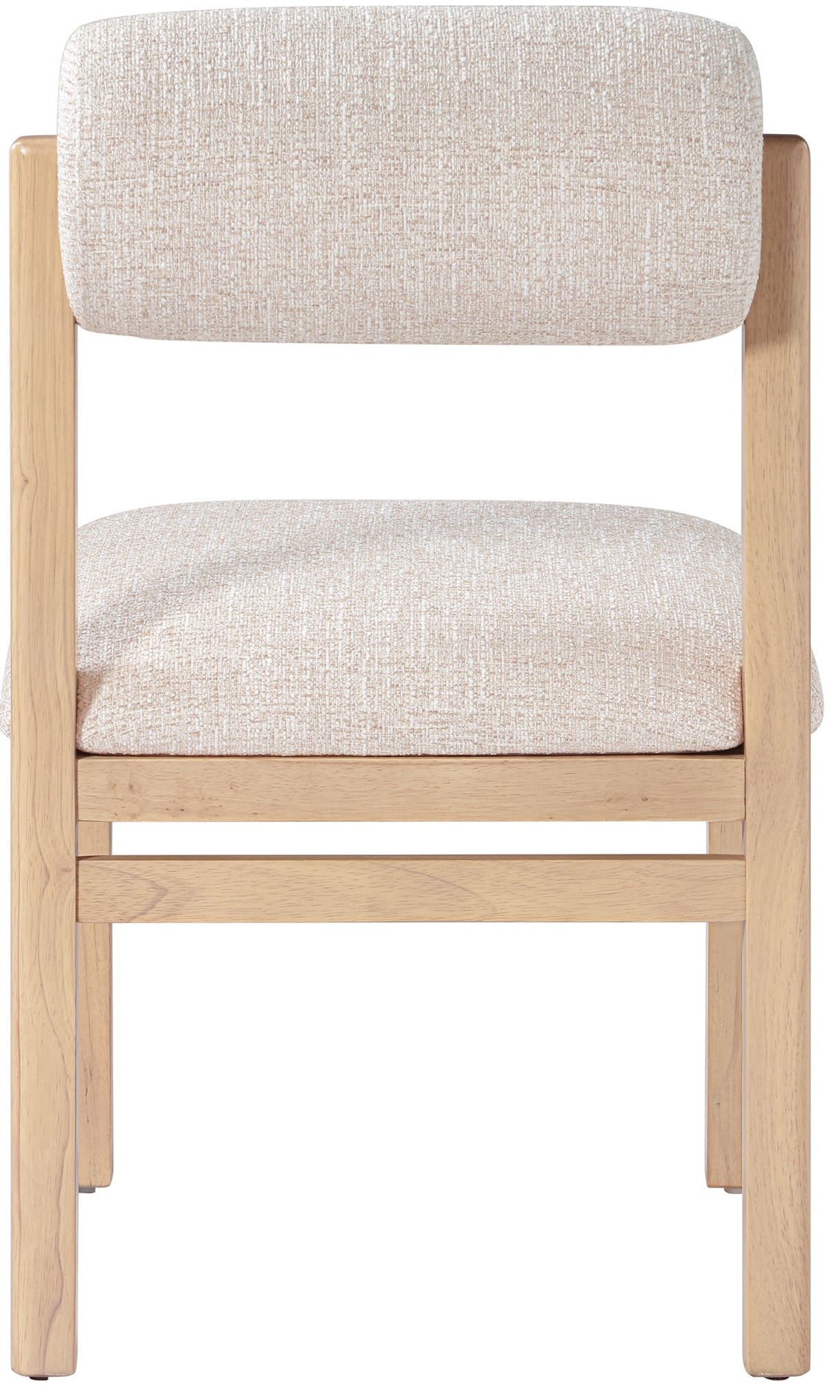 Roundhill - Fabric Dining Chair (Set of 2) - Natural Frame