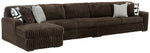 Midnight-Madness - Sectional - Chocolate