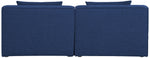 Cube - Linen Modular 2 Seat Armless Sofa