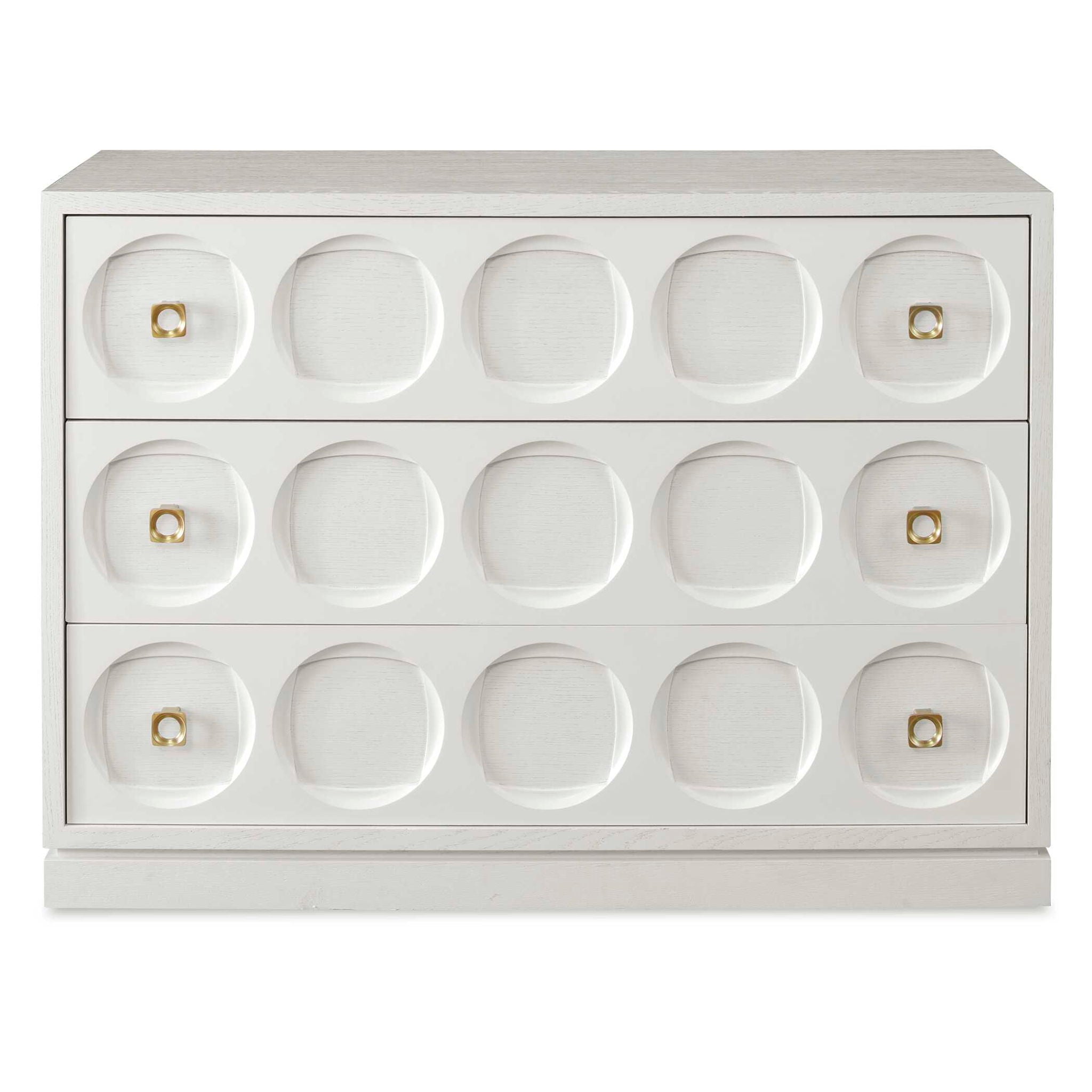Roundabout - 3 Drawer Chest - White
