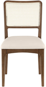 Atrium - Upholstered Seat Dining Chair With Brushed Brown Base (Set of 2)