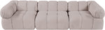 Orin - Velvet Performance Fabric Upholstered 3 Piece Modular Sofa