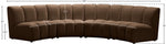 Infinity - 4 Piece Velvet Modular Sectional