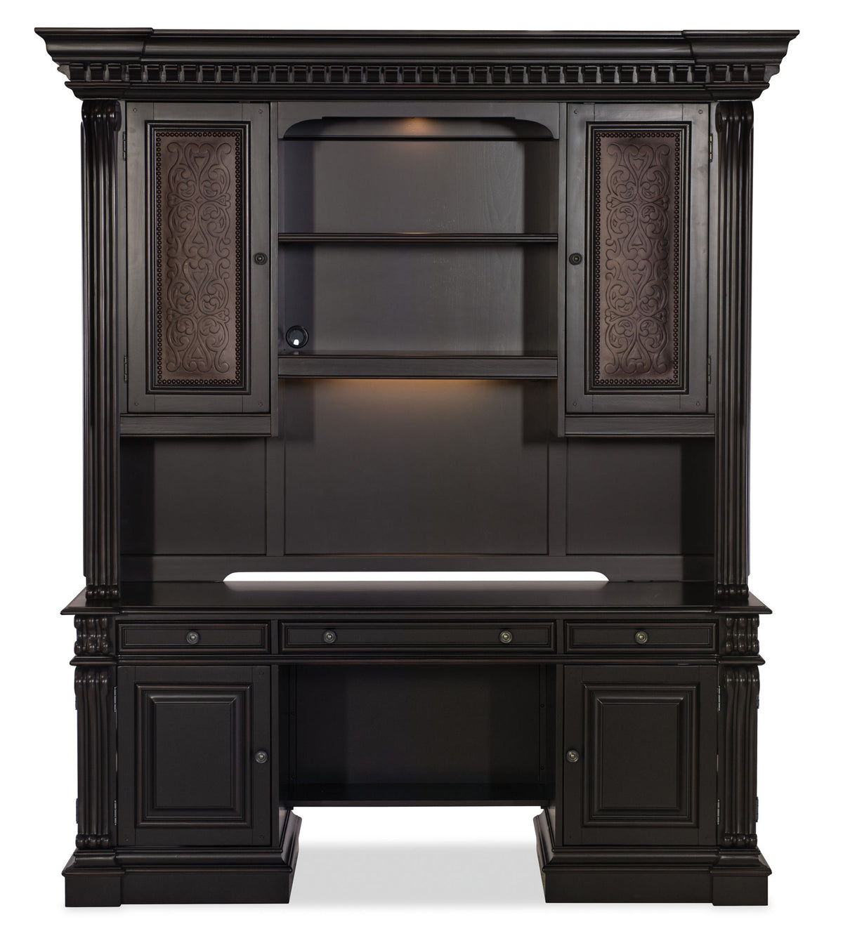 Telluride - Computer Credenza - Black