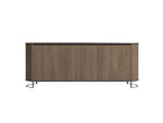 Hexagon - 3 Door Buffet - Dark Brown