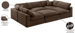 Comfy - 6 Piece Velvet Sectional