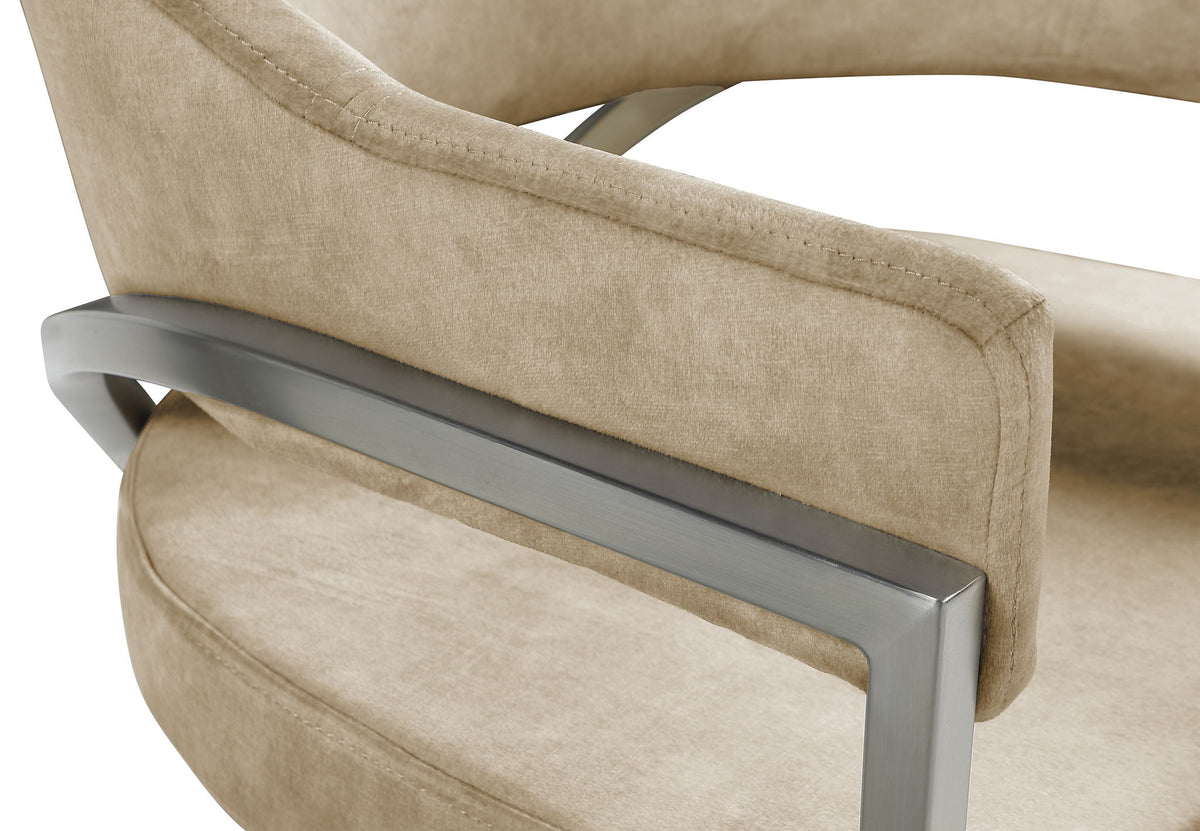 Madelyn - Dining Chair (Set of 2) - Brushed Chrome