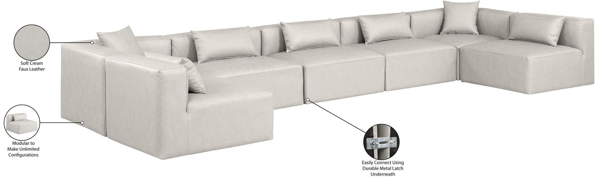 Cube - 7 Piece Modular U-Shaped Sectional
