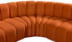 Arc - Velvet 6 Piece Curved Modular Sofa