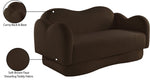 Bloom - Teddy Fabric Loveseat