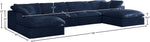 Cozy - 6 Piece Modular Double Chaise Sectional