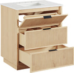 Willard - Engineered Stone And Solid Wood Bathroom Vanity
