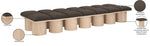 Pavilion - 14 Piece Modular Bench With Natural Base